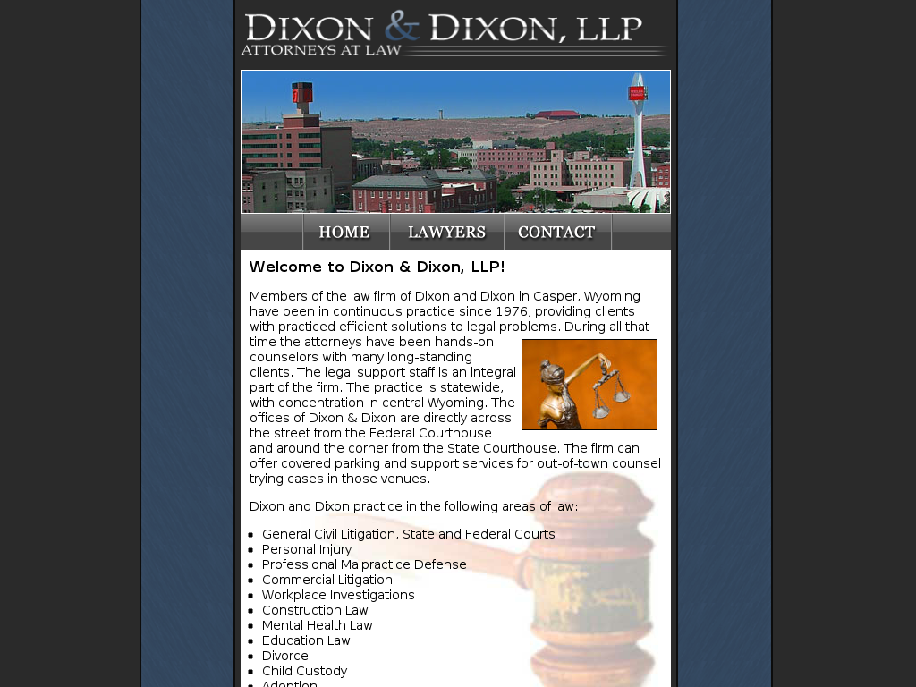 website screenshot