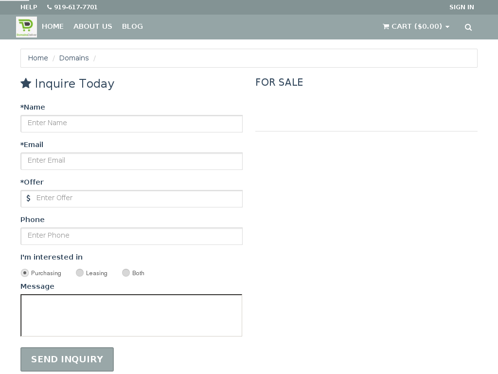 website screenshot