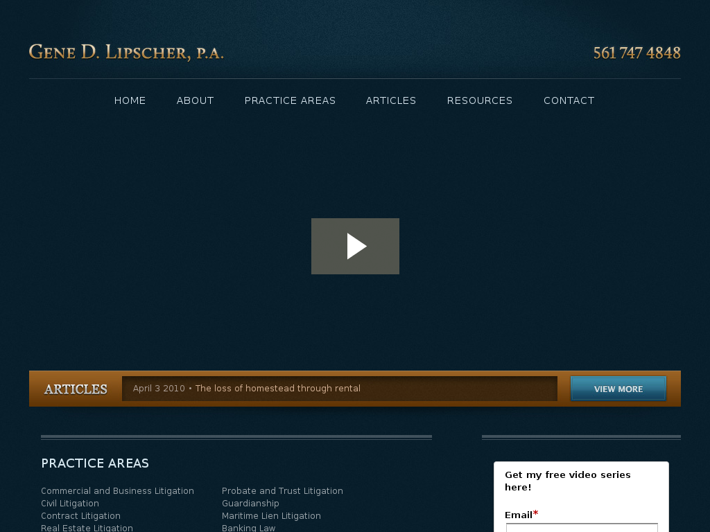 website screenshot