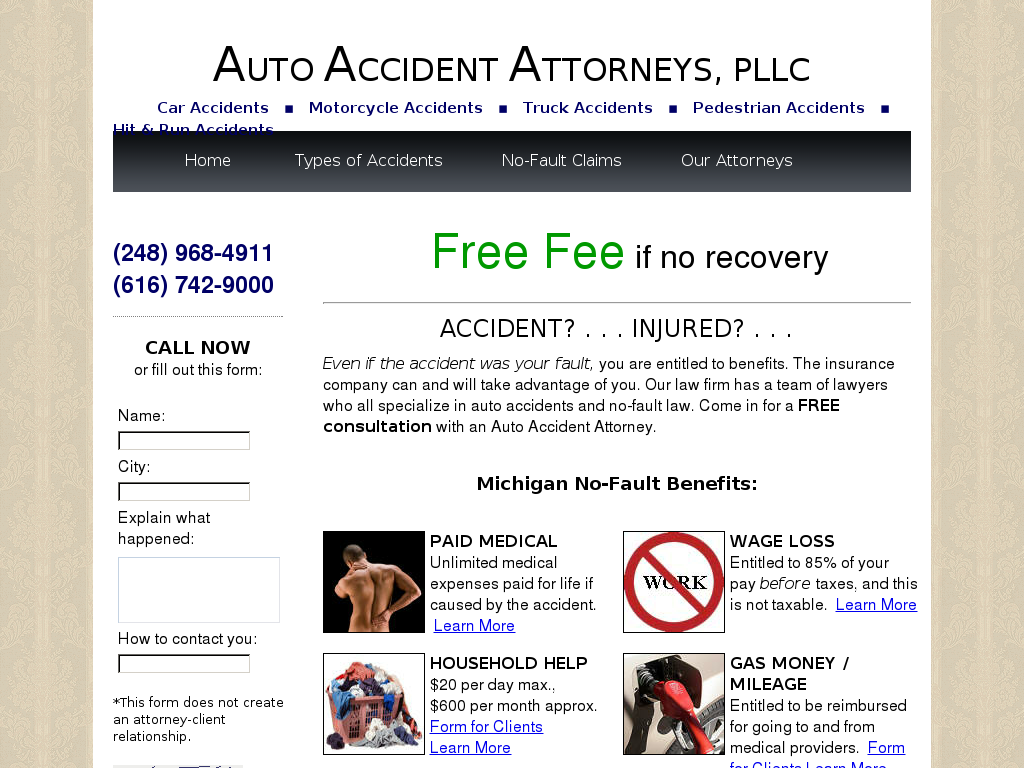 website screenshot