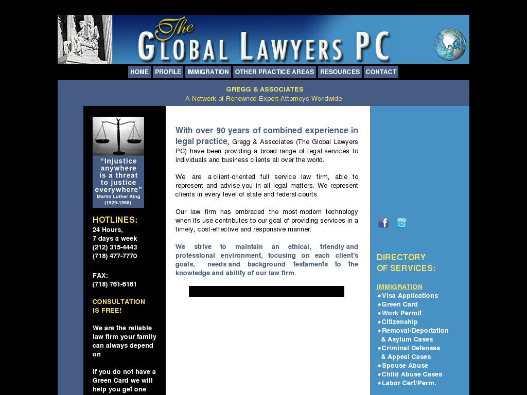 website screenshot
