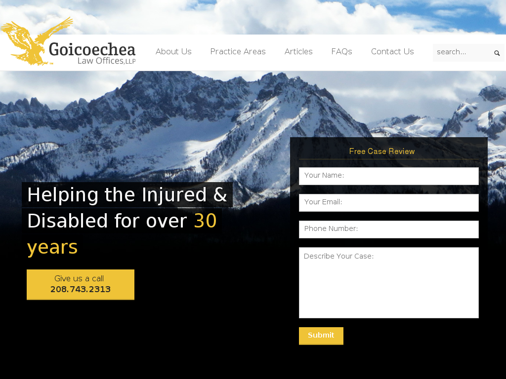 website screenshot