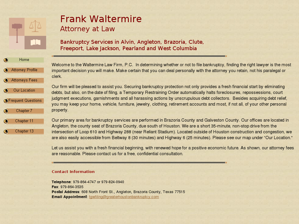 website screenshot