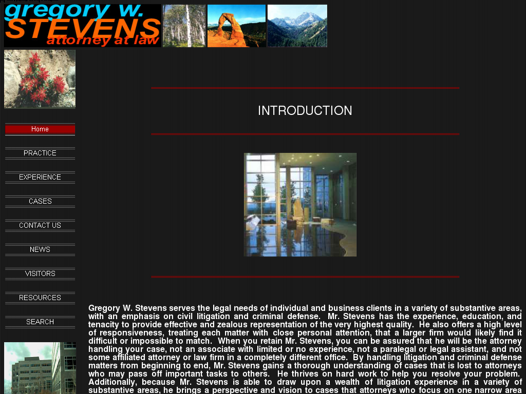 website screenshot