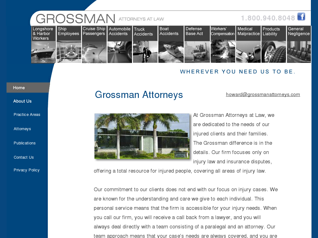 website screenshot