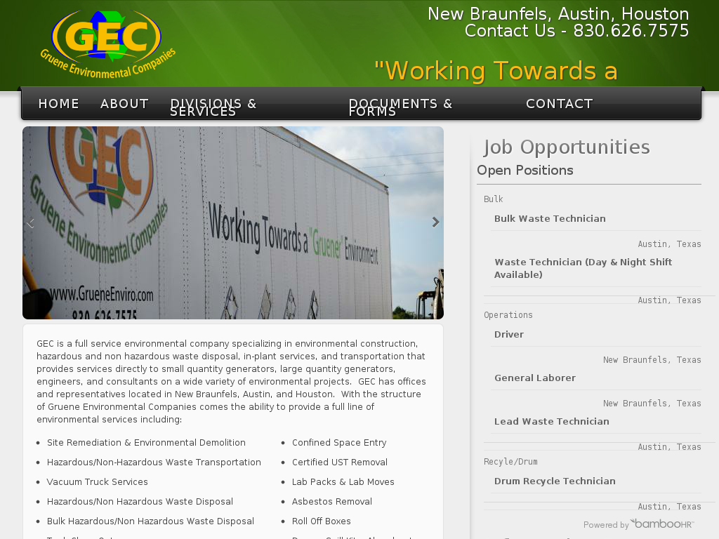 website screenshot