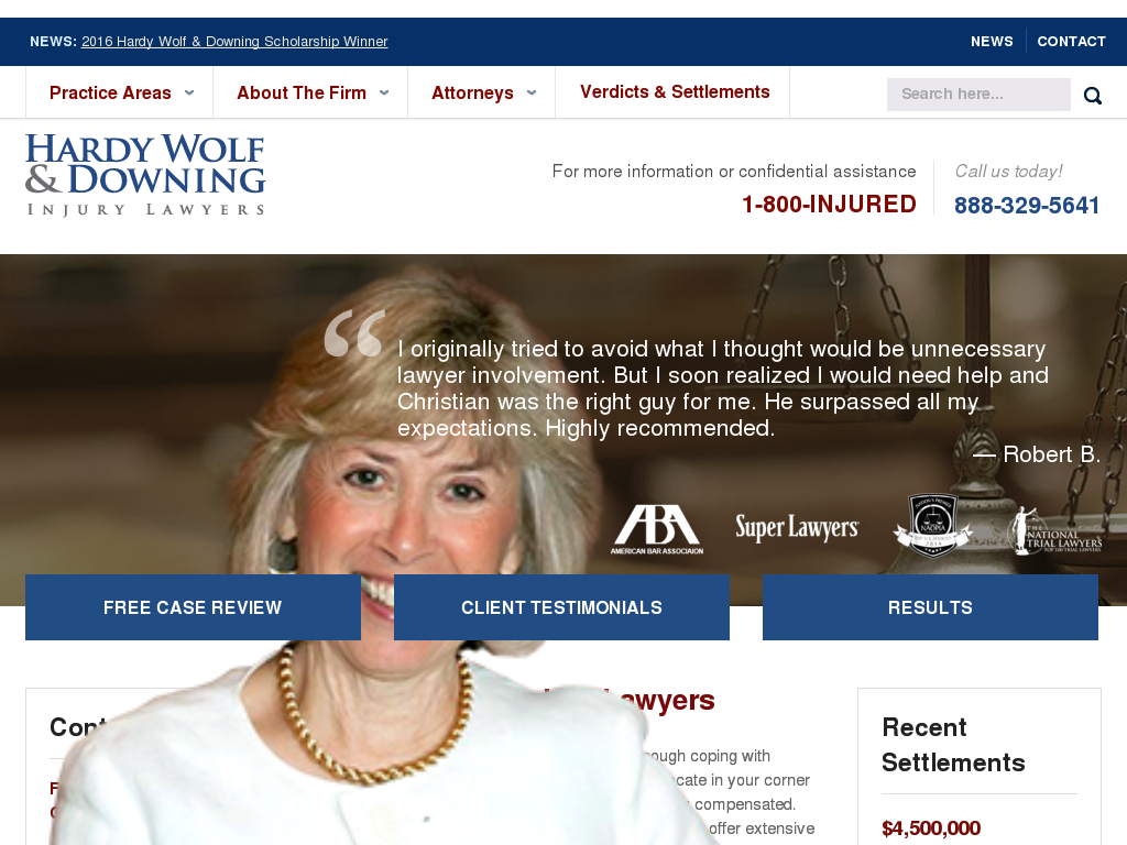 website screenshot