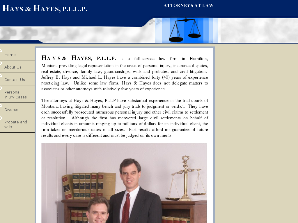 website screenshot
