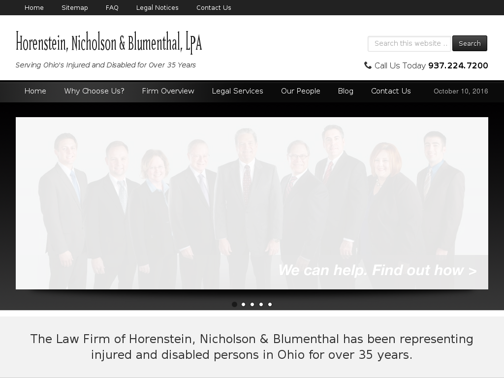 website screenshot