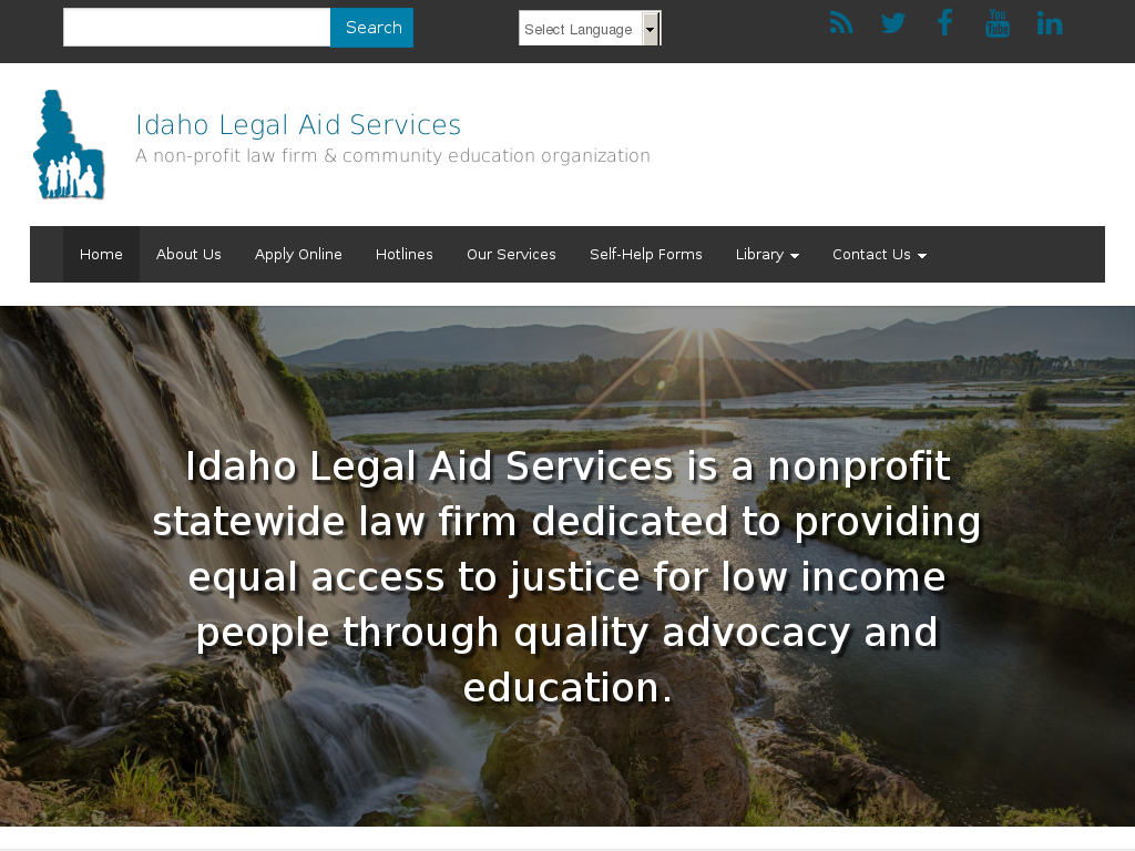 website screenshot