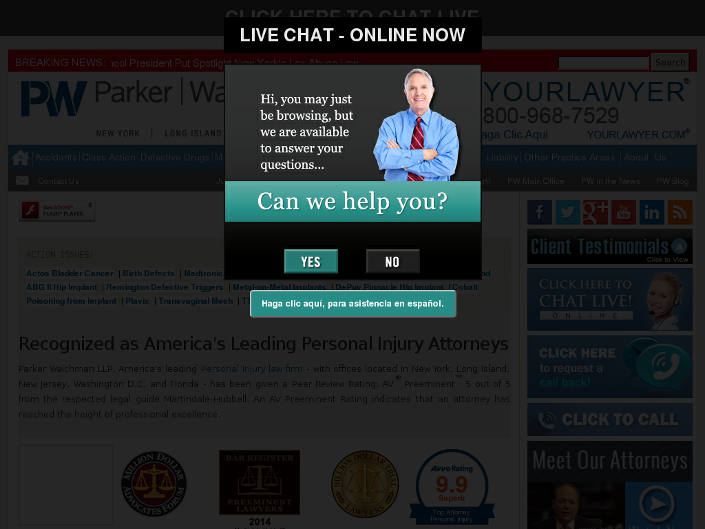 website screenshot