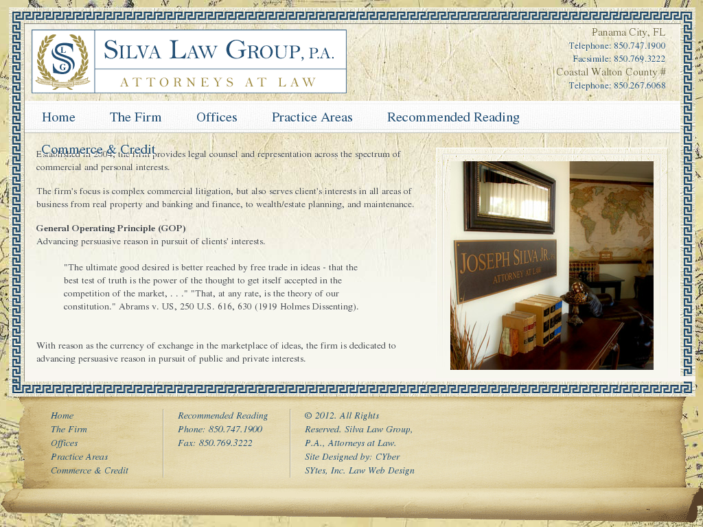 website screenshot
