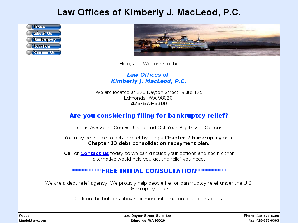 website screenshot