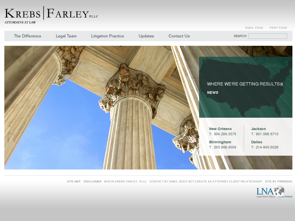 website screenshot