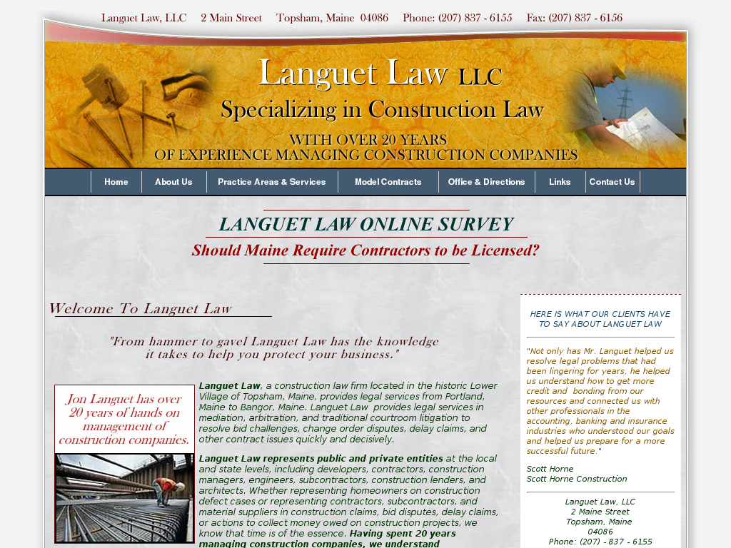 website screenshot