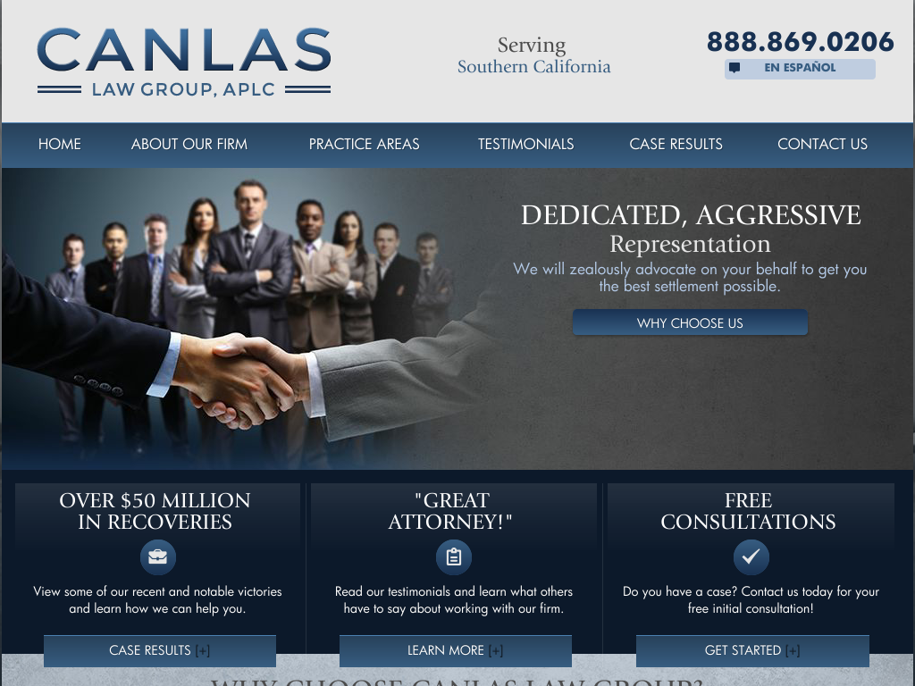 website screenshot