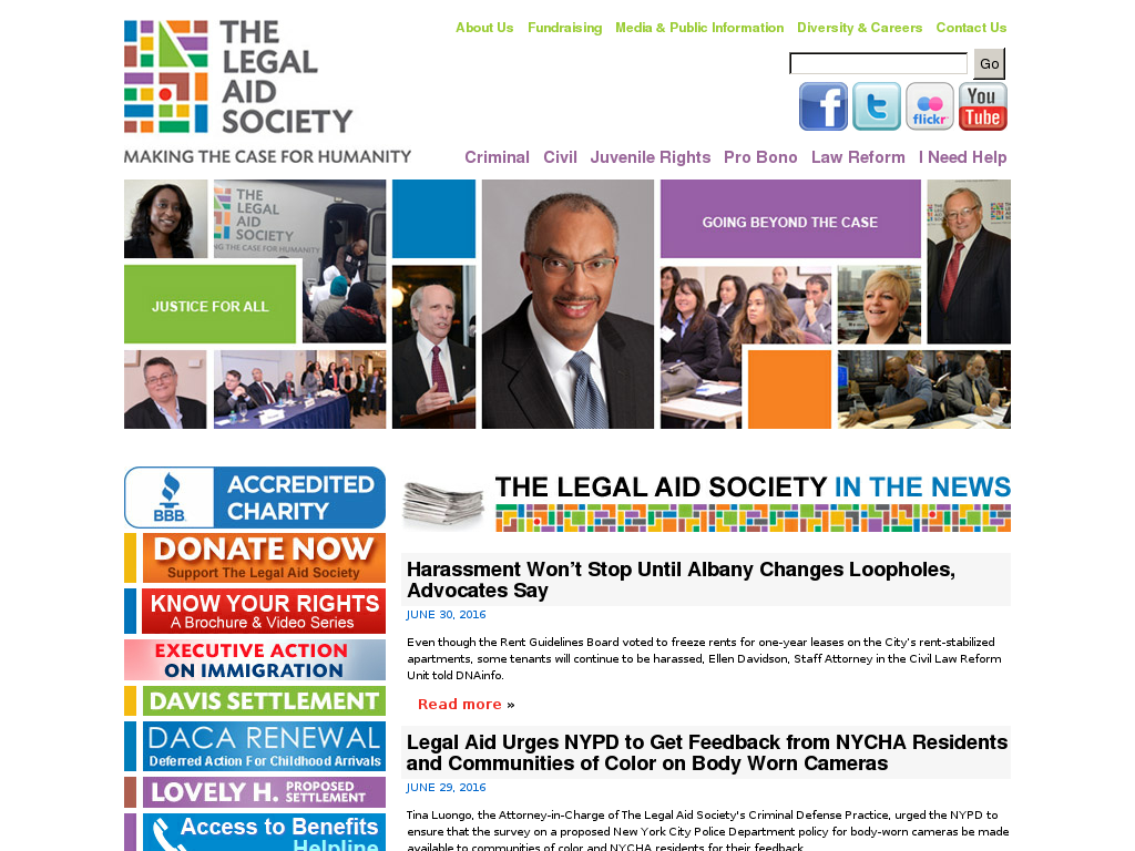 website screenshot