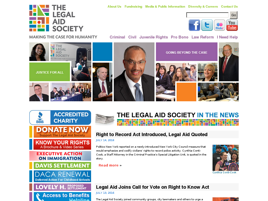 website screenshot