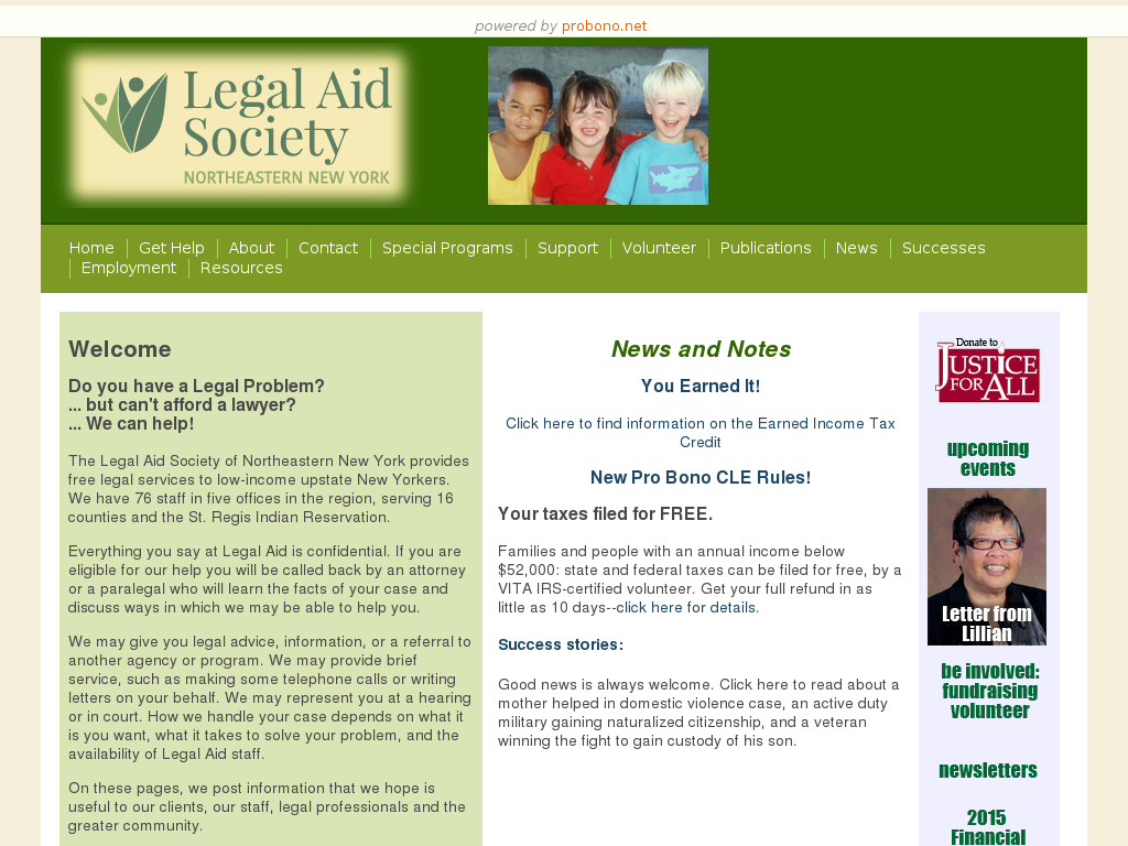 website screenshot