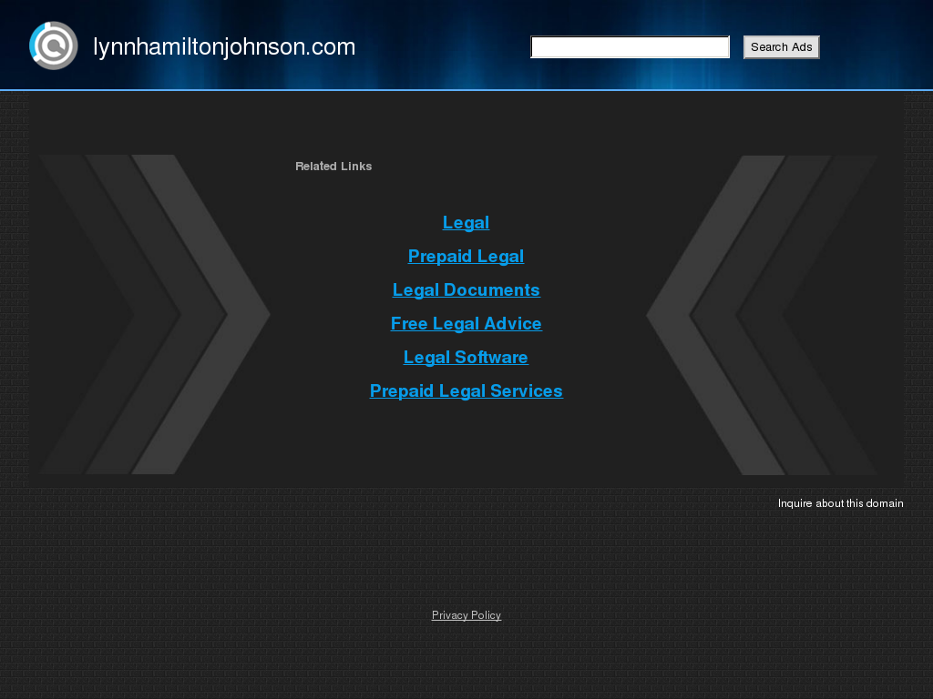 website screenshot