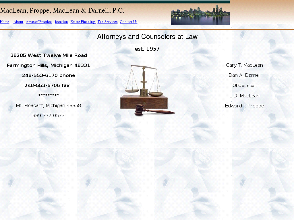 website screenshot