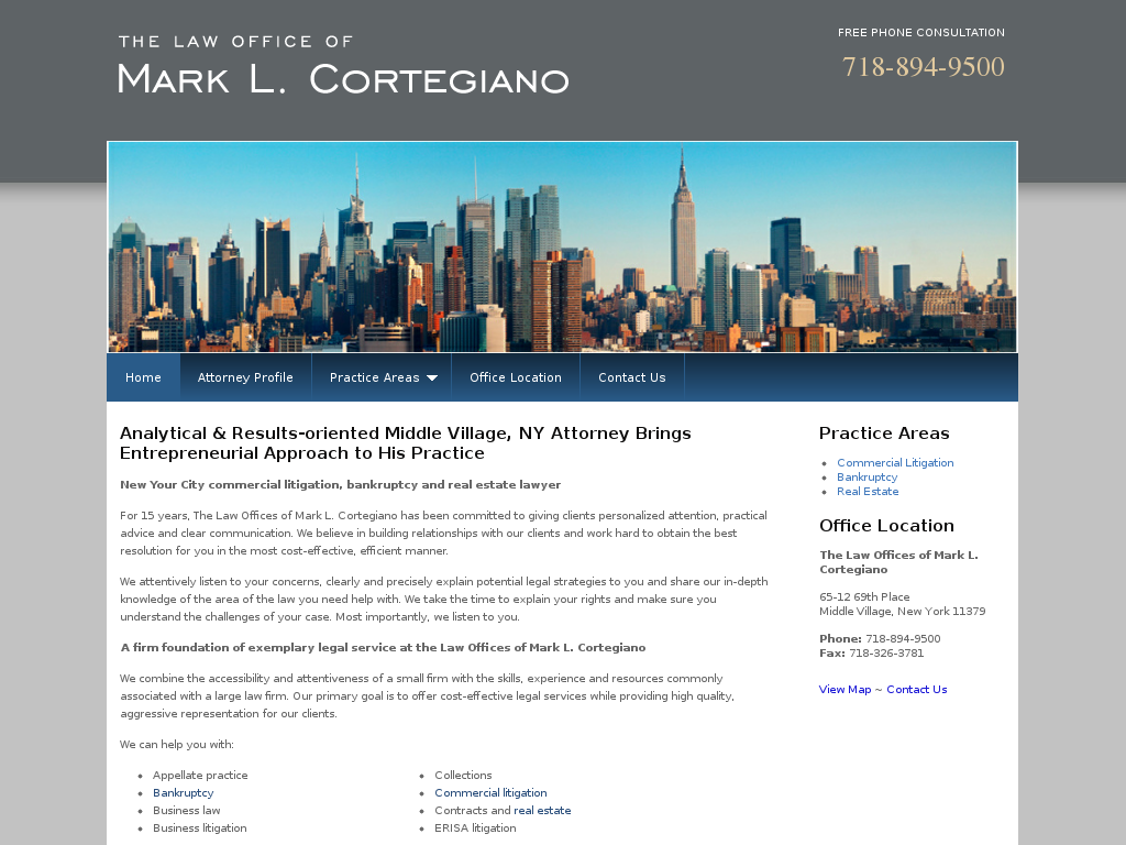 website screenshot