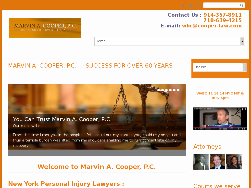 website screenshot