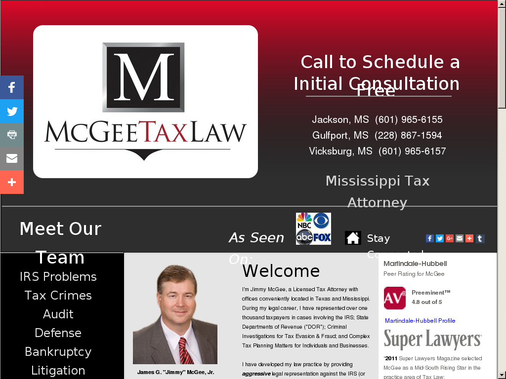 website screenshot