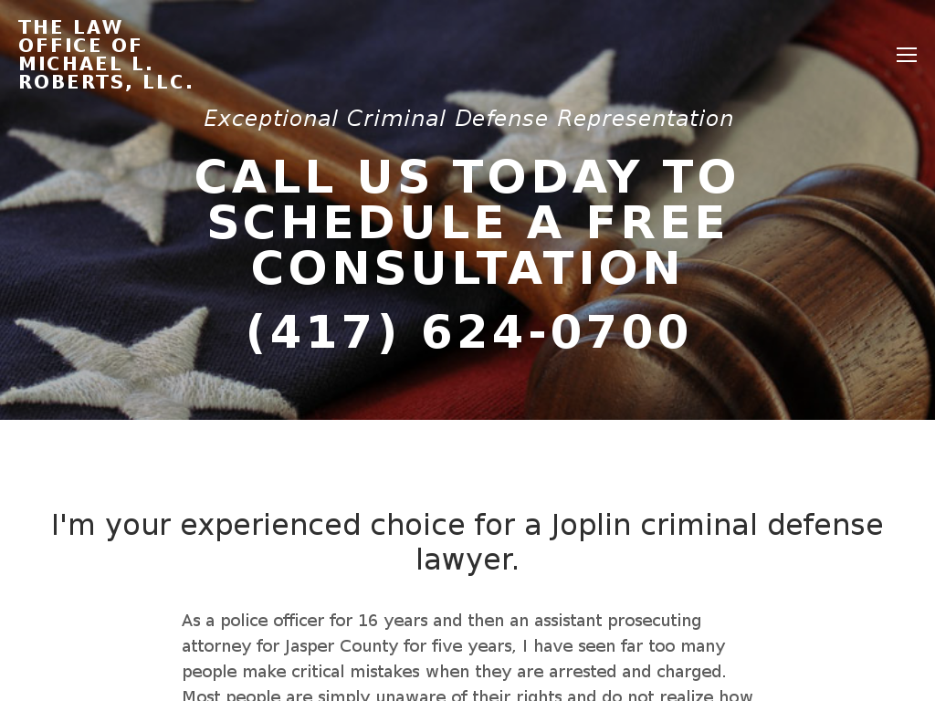 website screenshot