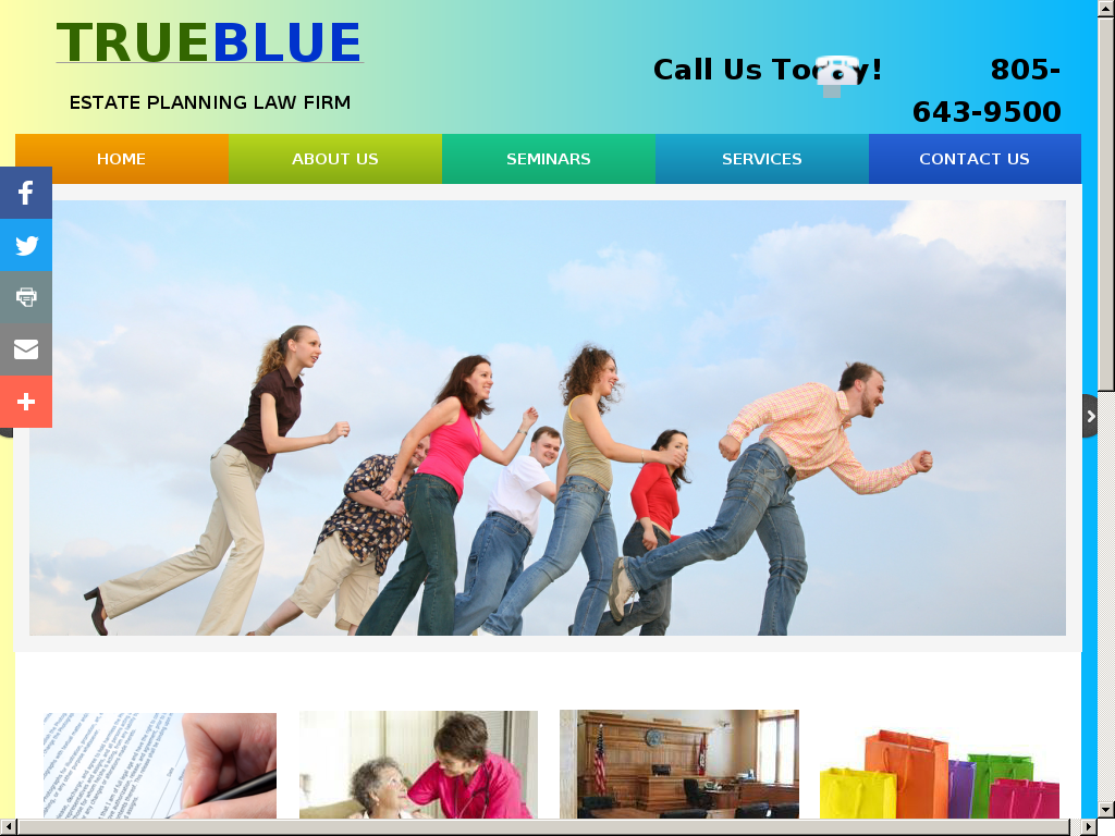 website screenshot