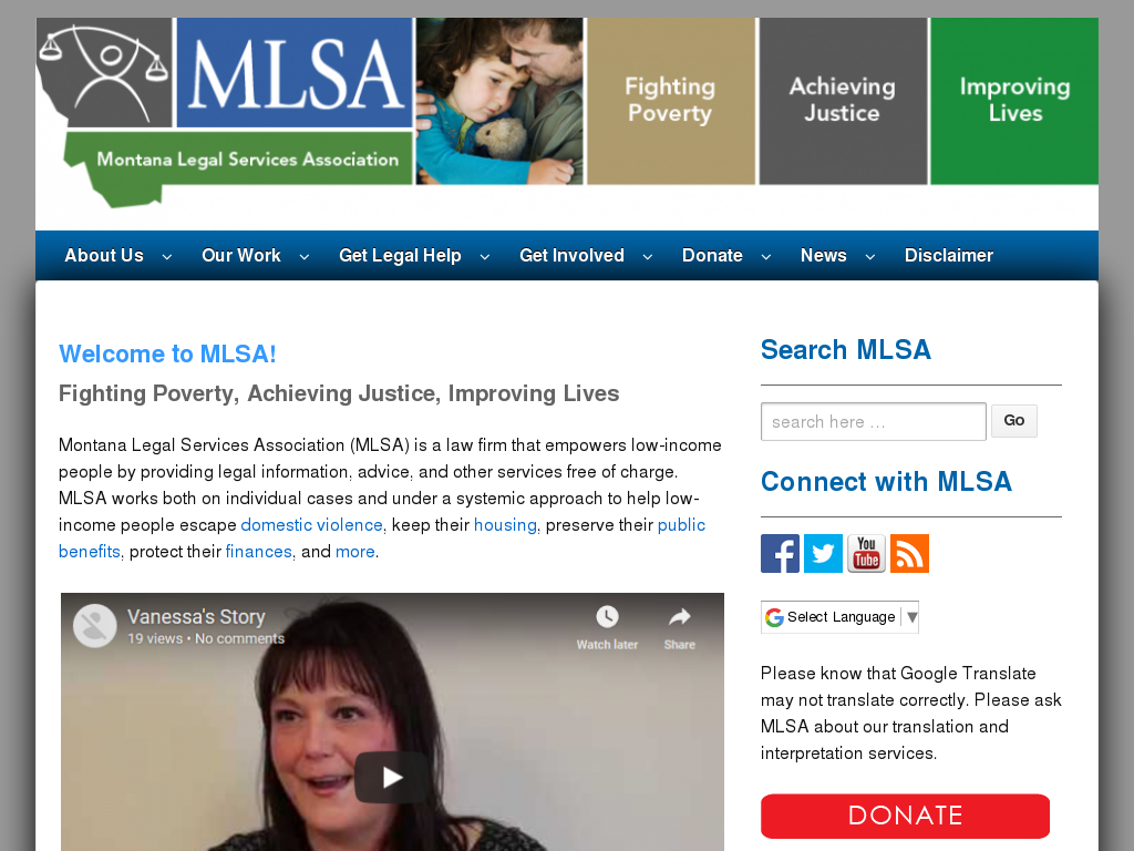 website screenshot