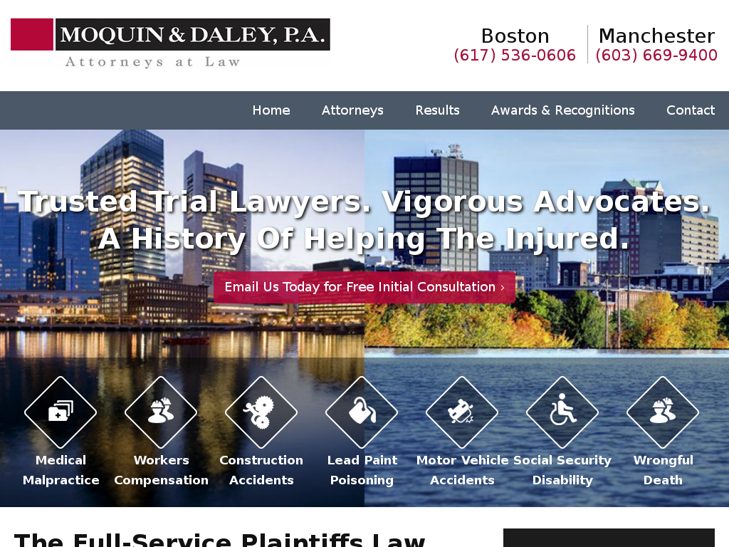 website screenshot