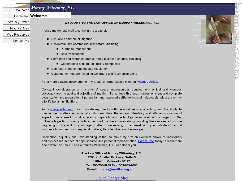 website screenshot