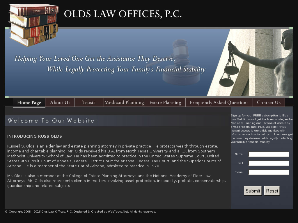   website screenshot