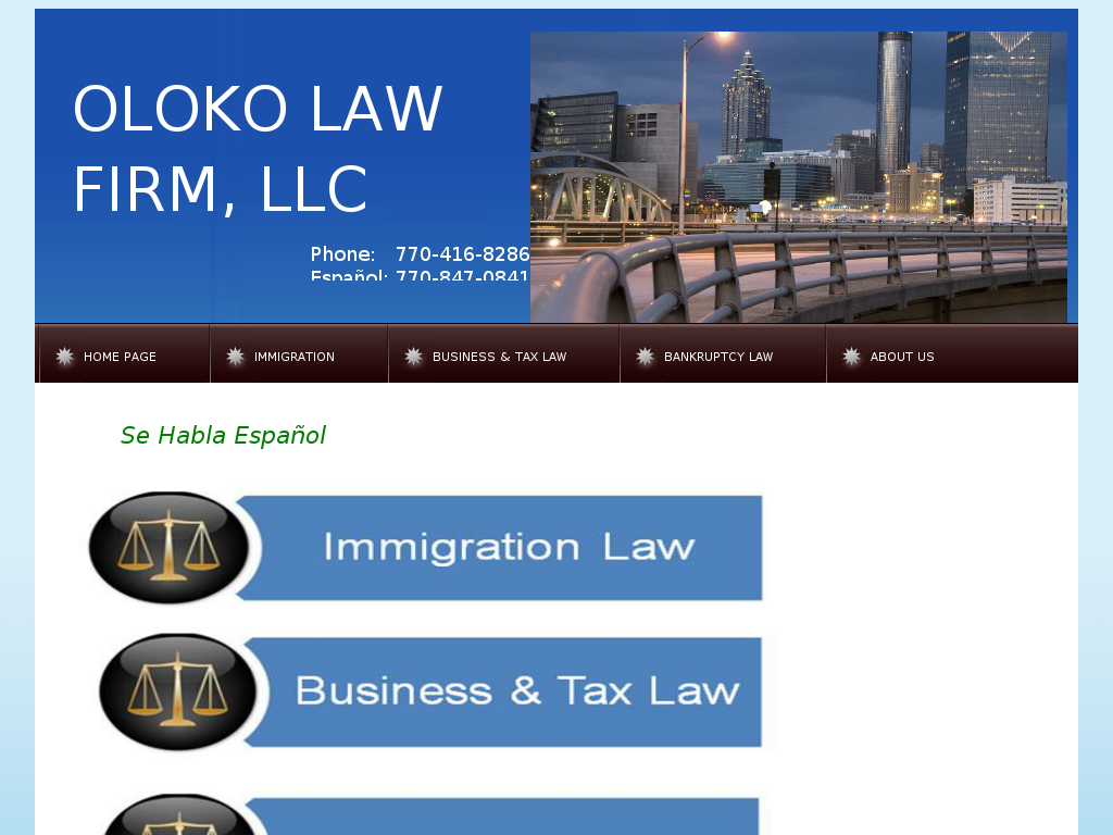 website screenshot