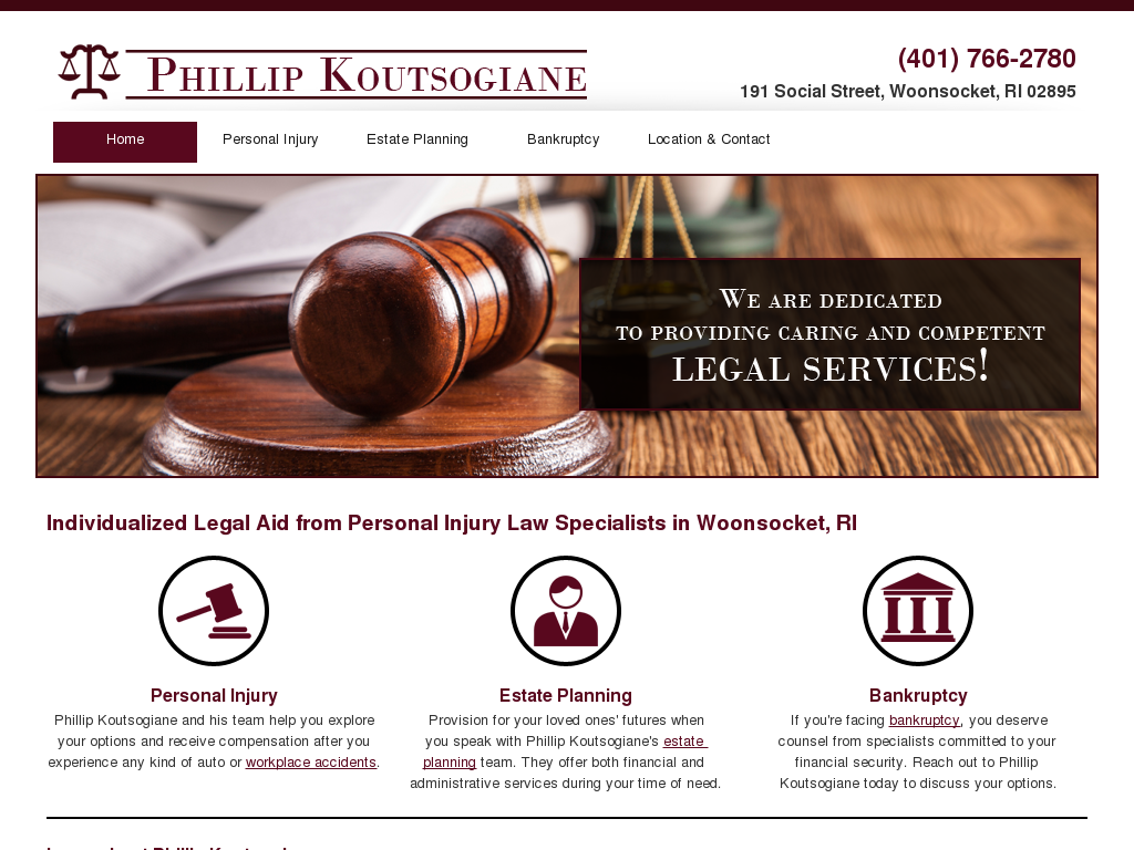 website screenshot