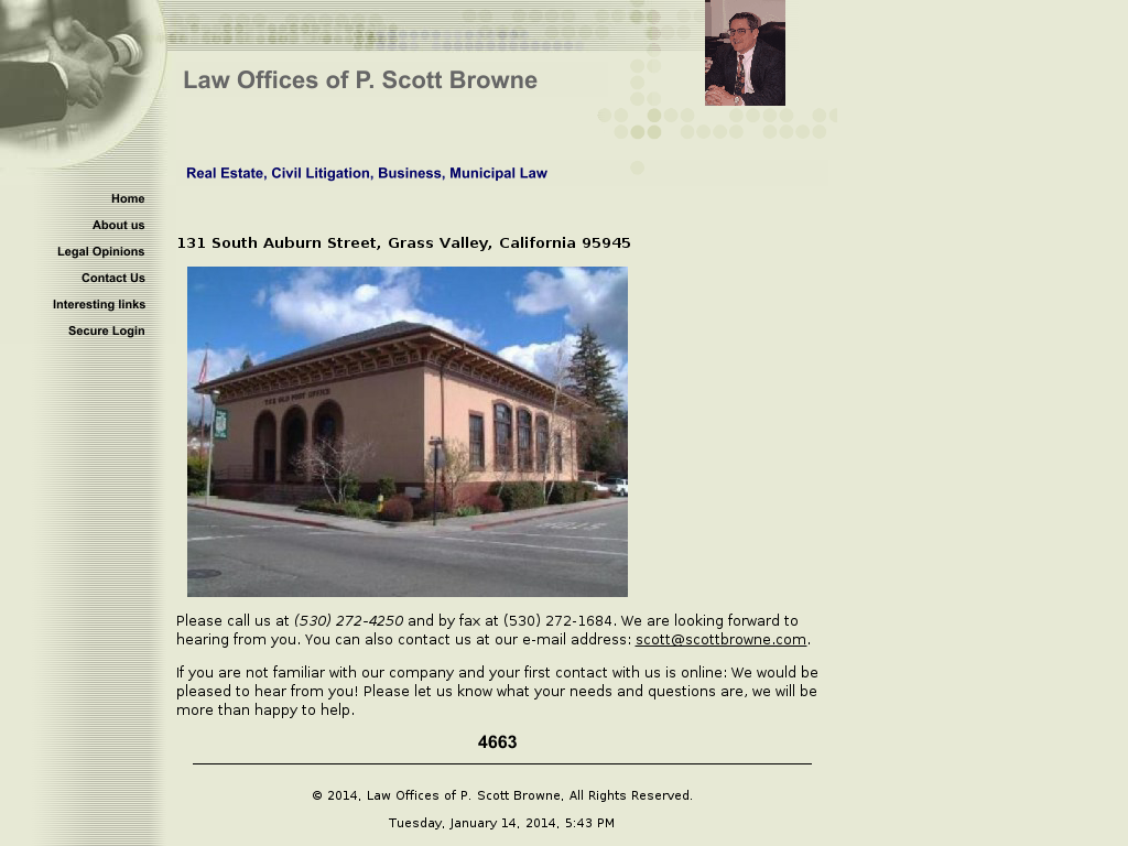 website screenshot