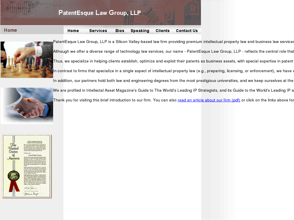website screenshot