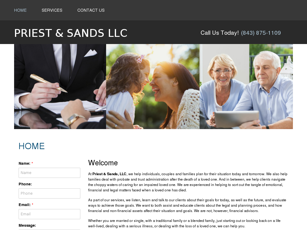 website screenshot
