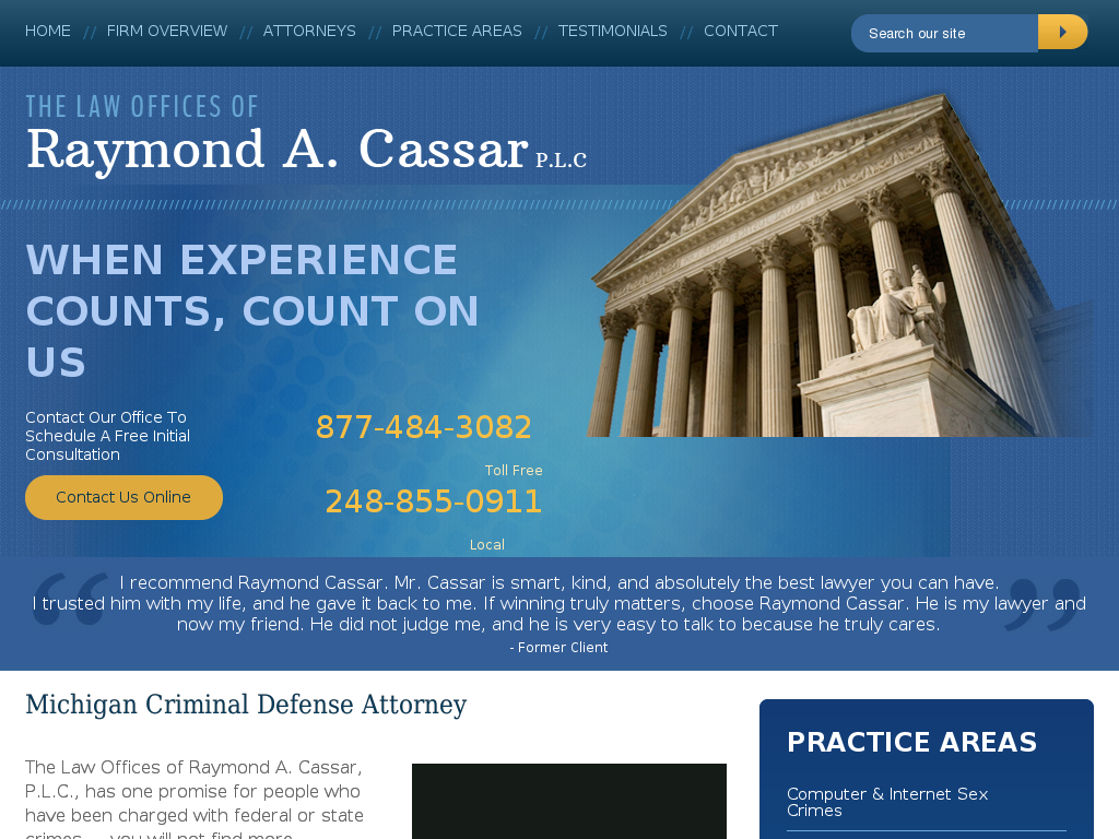 website screenshot