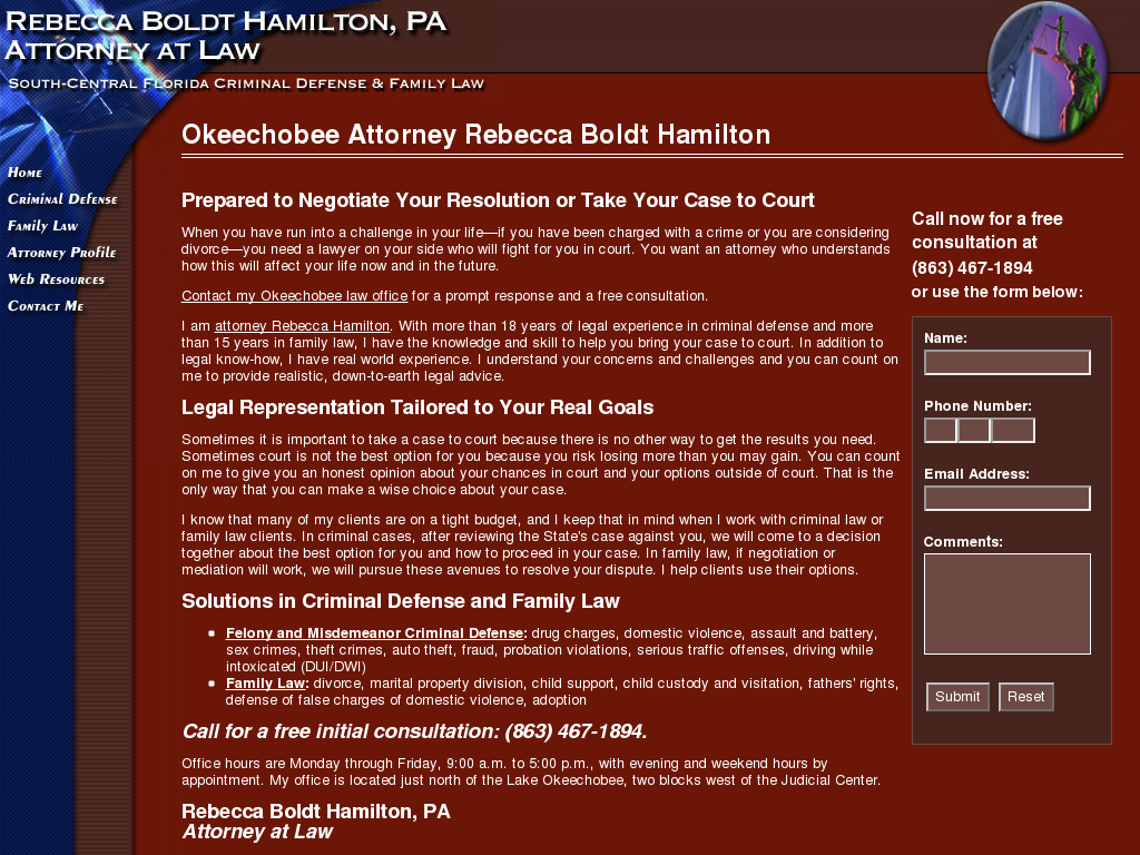 website screenshot