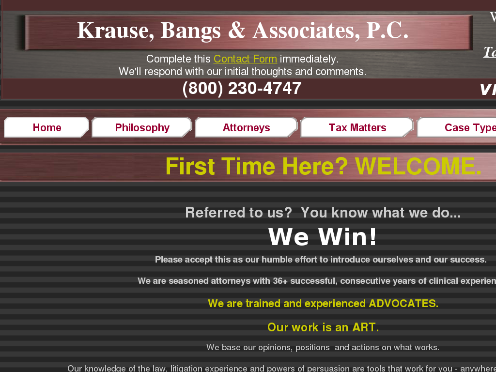 website screenshot