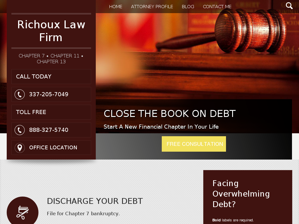 website screenshot