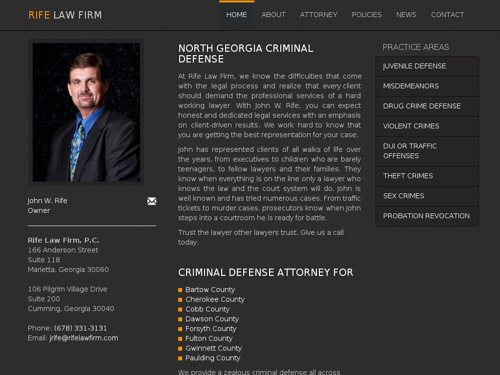 website screenshot