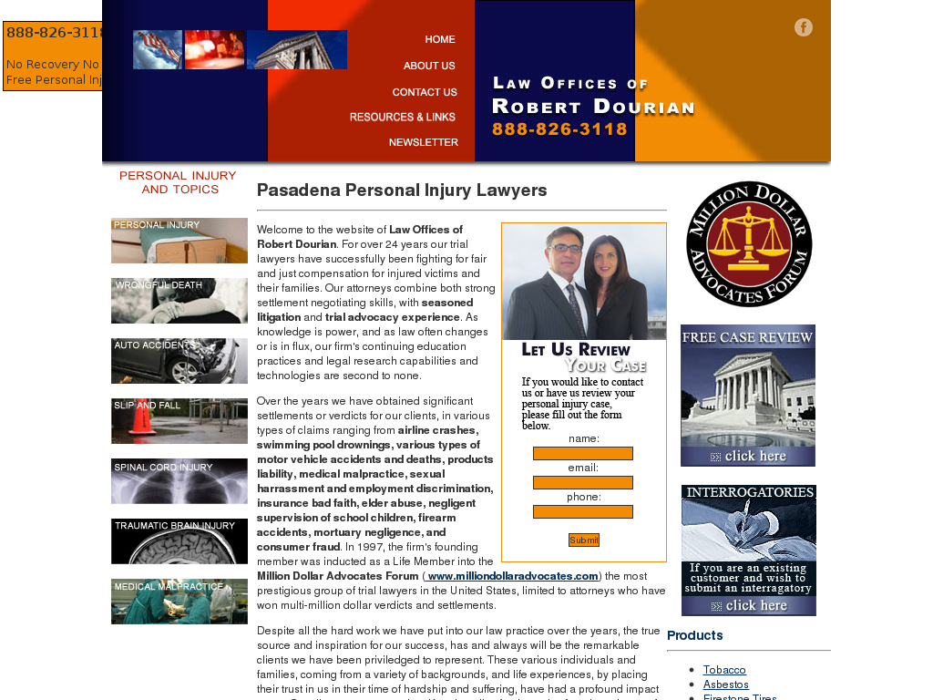 website screenshot
