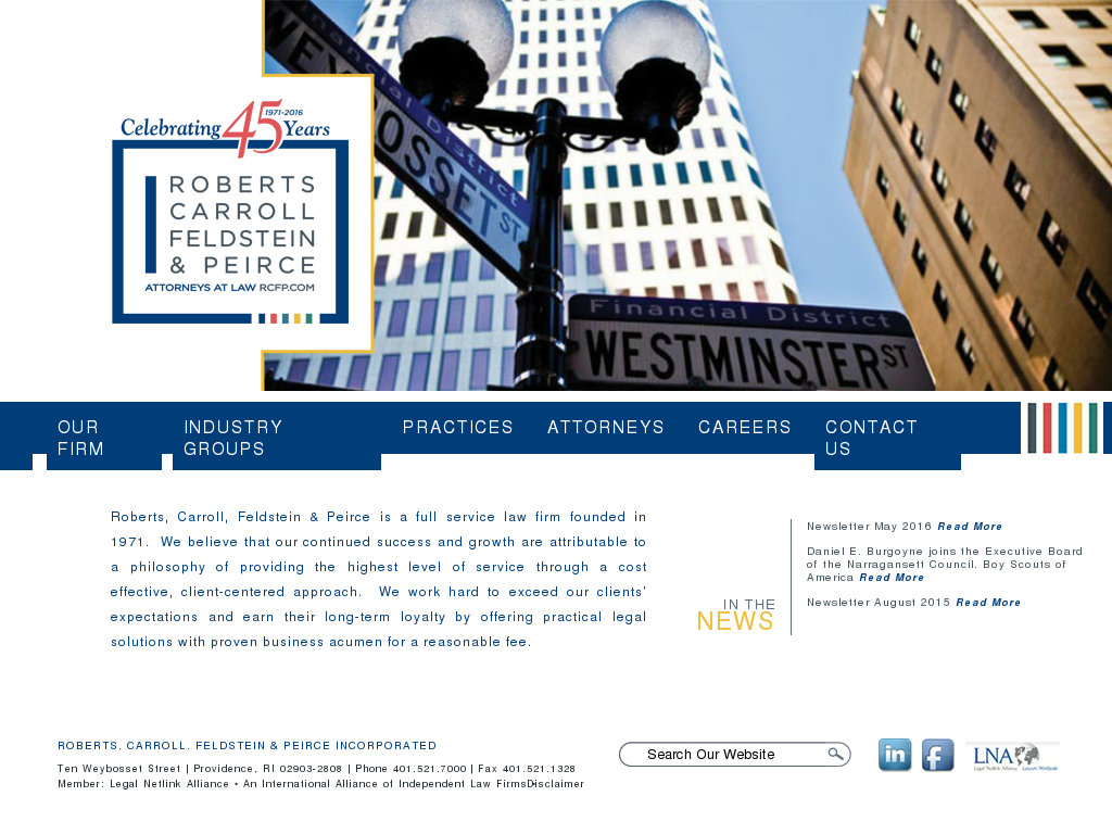 website screenshot