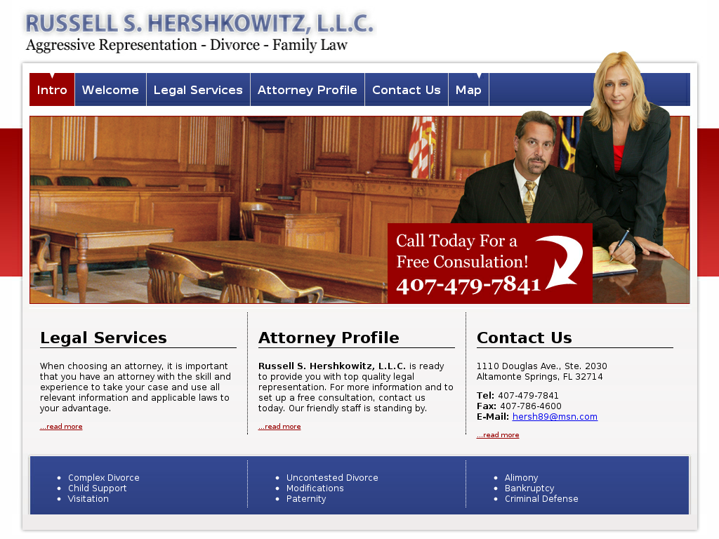 website screenshot