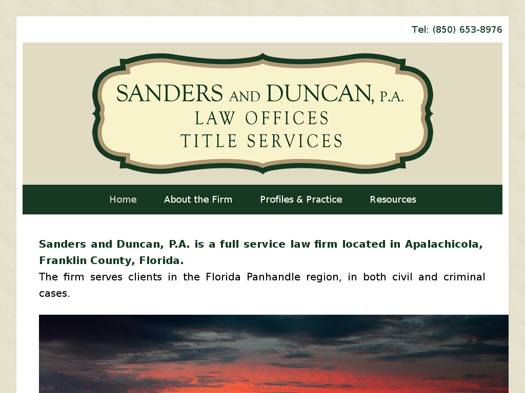 website screenshot