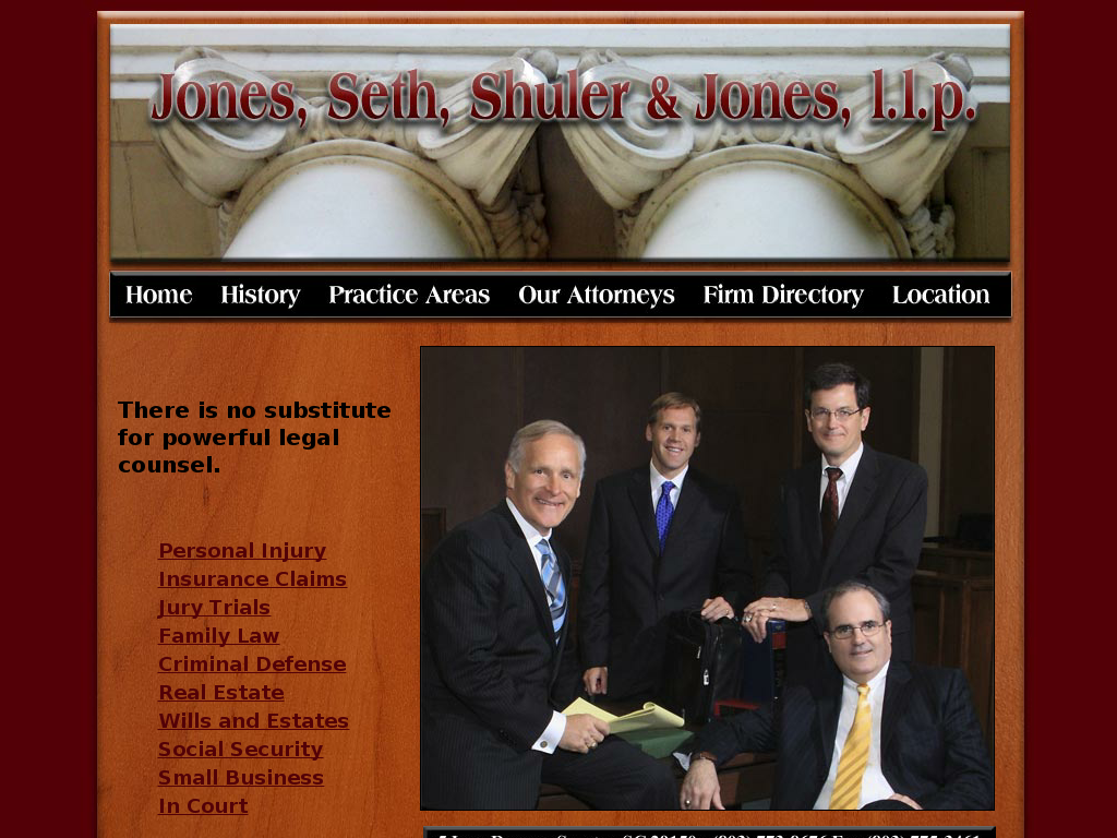 website screenshot