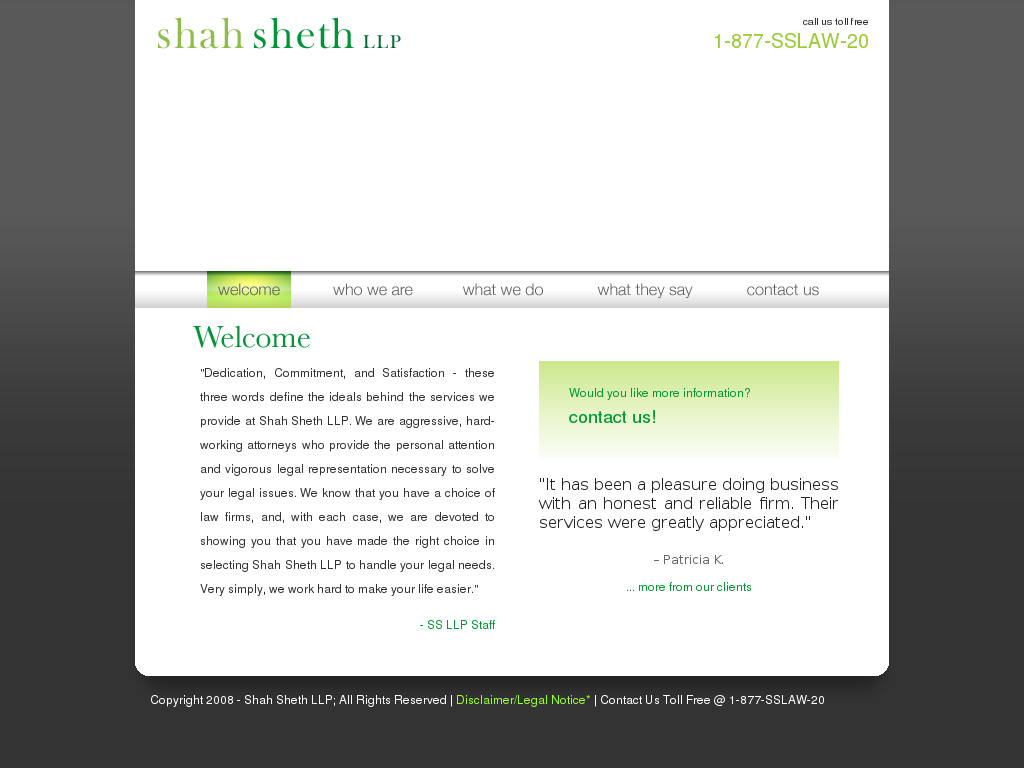 website screenshot